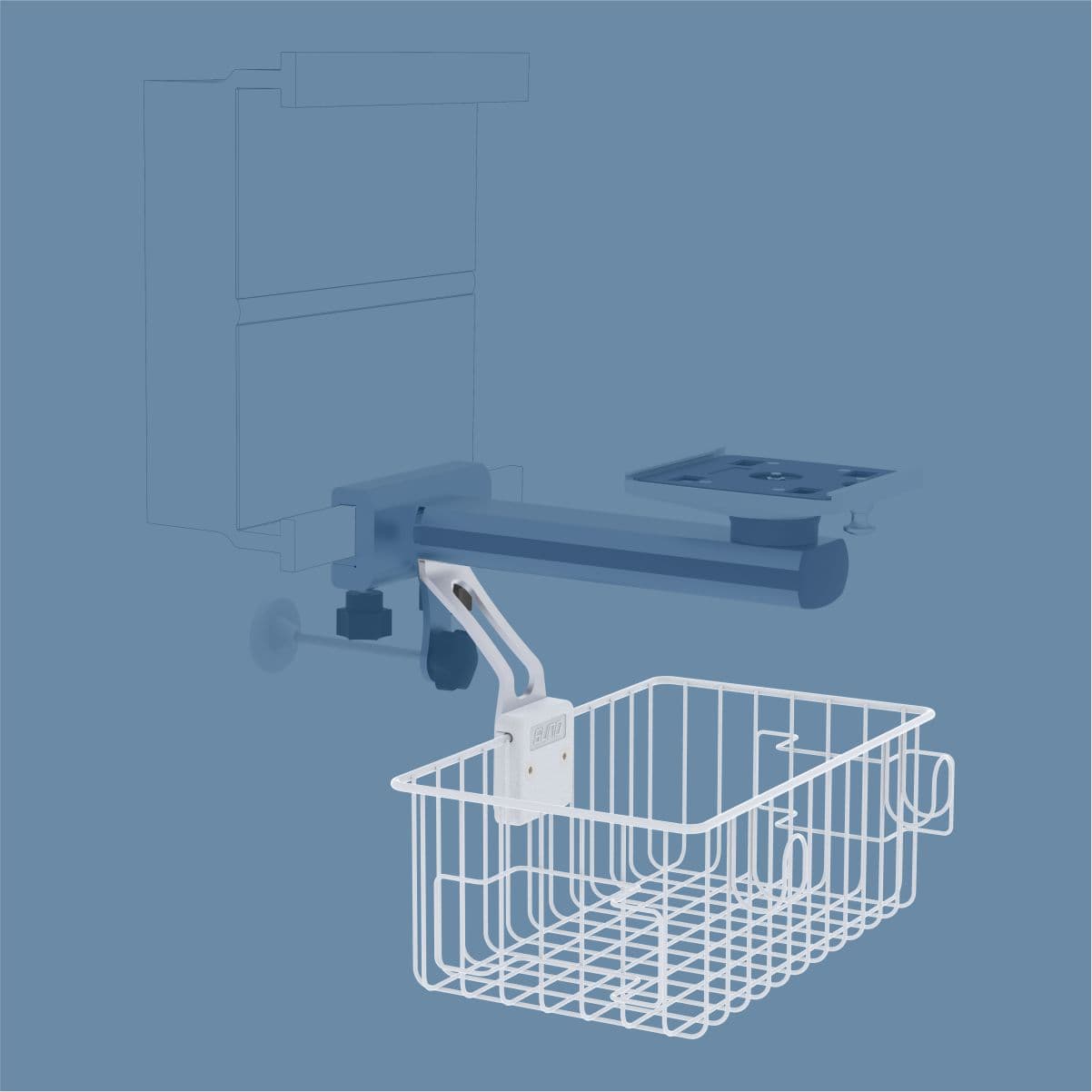 Medical Basket, Wire Basket and Cable Hook, Medical Cable Holder