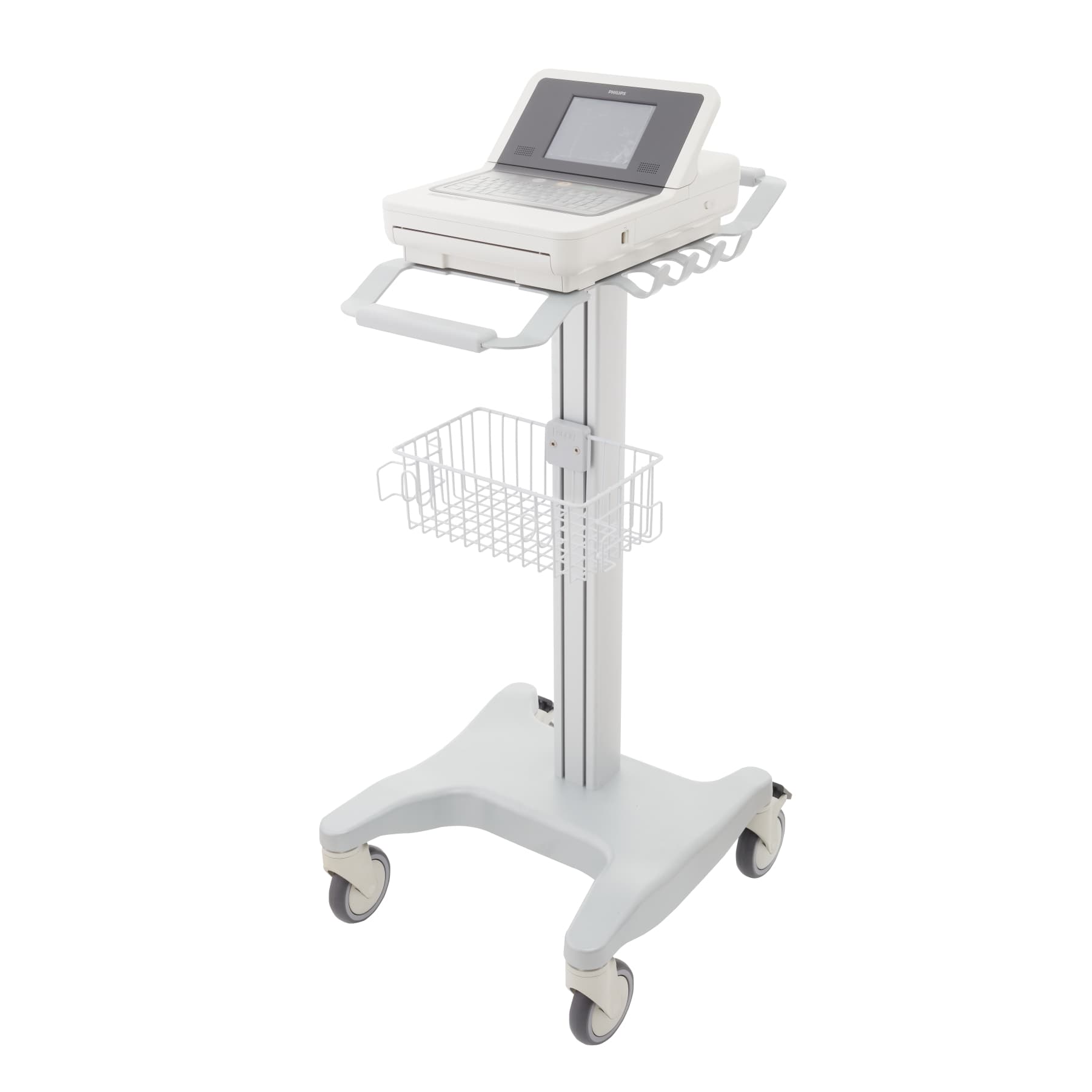 Wide Wheel ECG Cart, ECG Trolley
